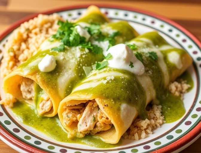 Enchiladas Verdes